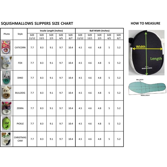 NWT Squishmallows Girls Plush Full-Body Step-In Slipper Size 2/3 - Picture 8 of 8